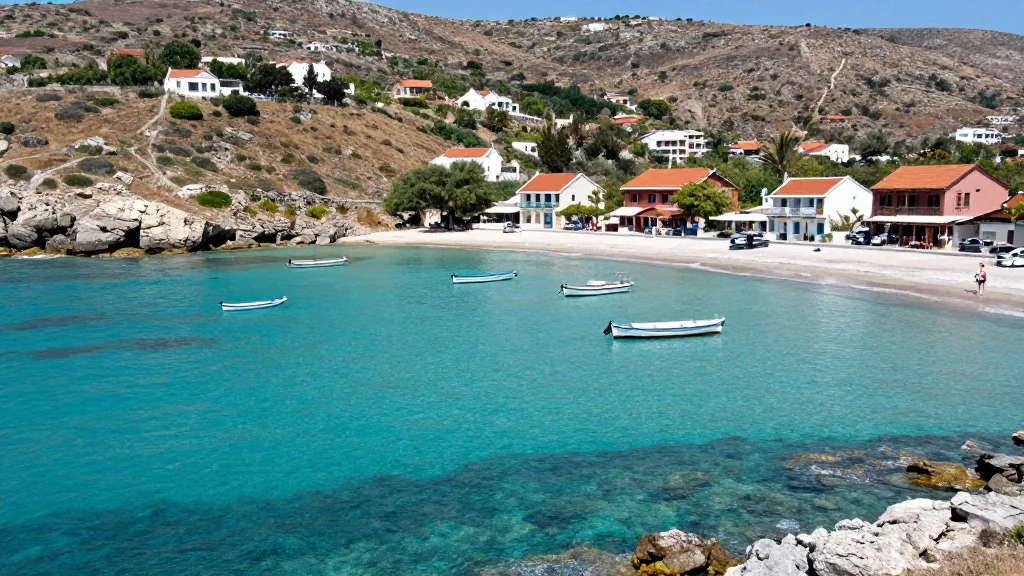 Les criques de Bali en Crète et leur eau turquoise