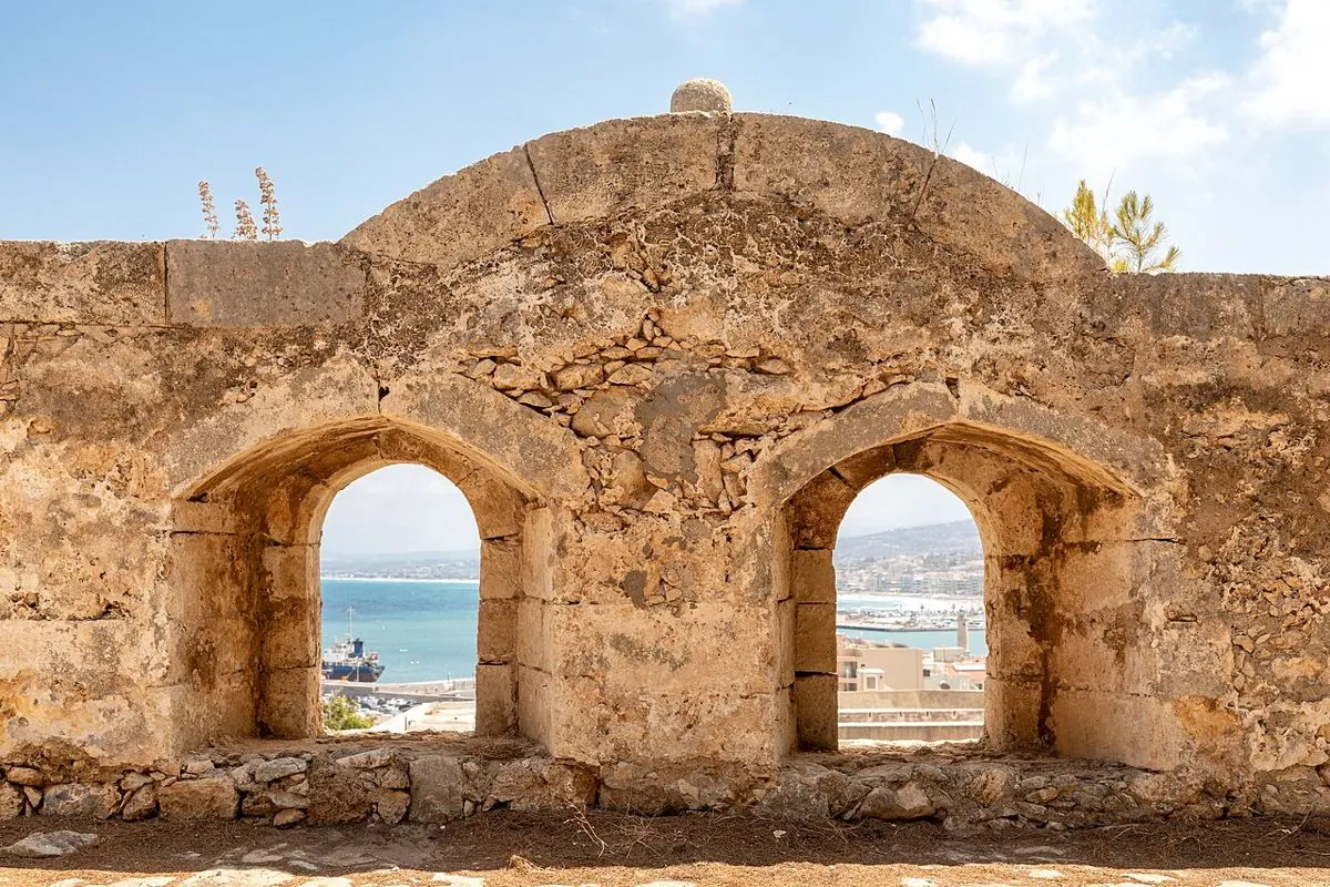 Détail du parapet de la Fortezza de Réthymnon